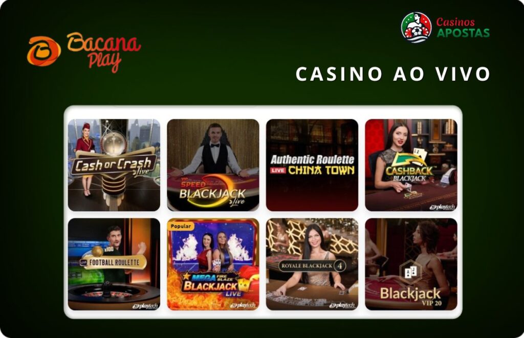 bacanaplay Casino ao Vivo