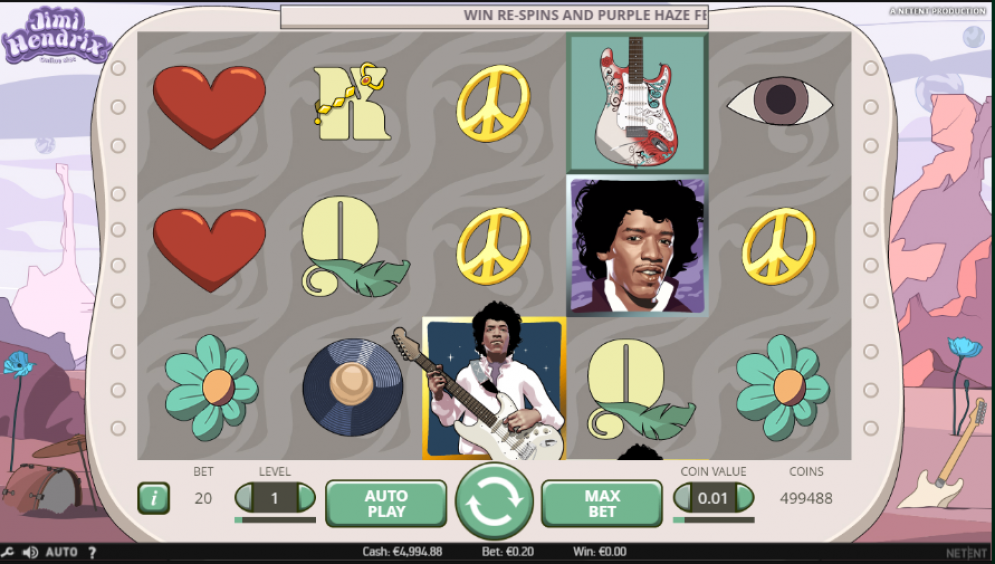 Jimi Hendrix Online Slot