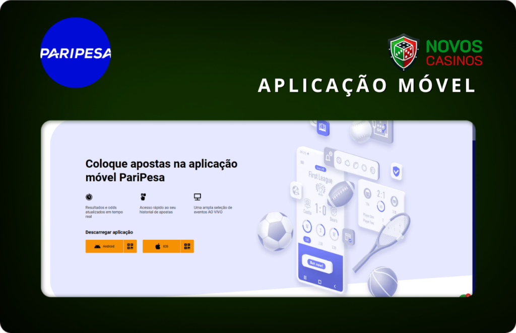 Aplicação Móvel Paripesa - Aposte com facilidade na aplicação móvel Paripesa!