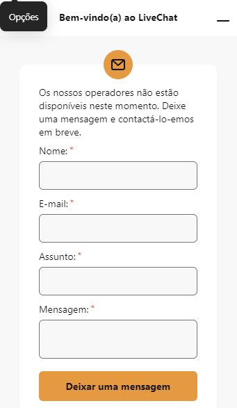 Serviço de apoio ao cliente