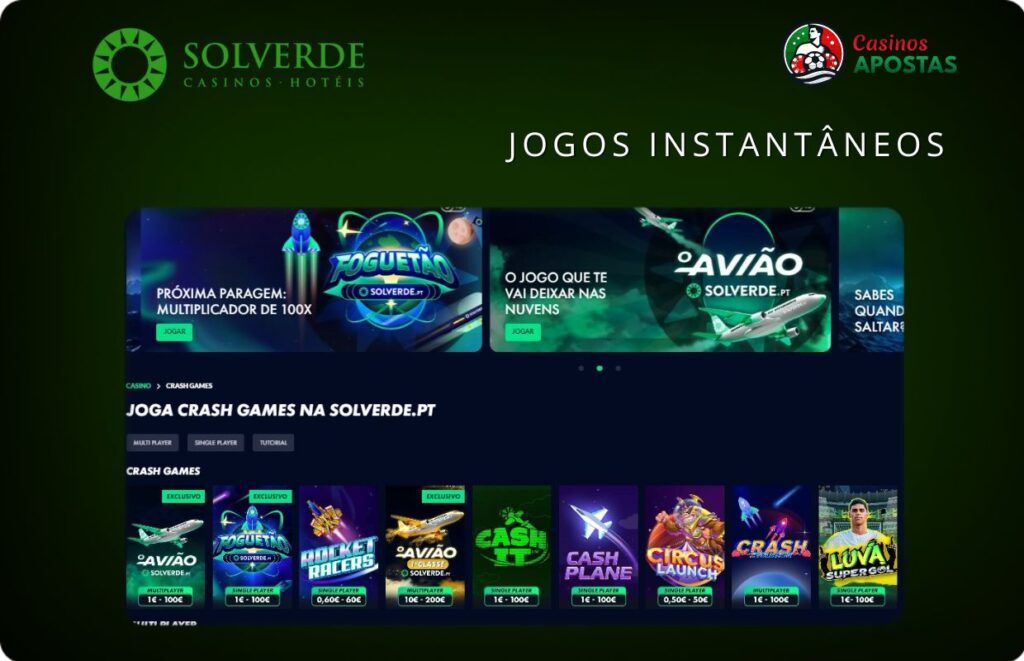 Solverde Jogos instantâneos