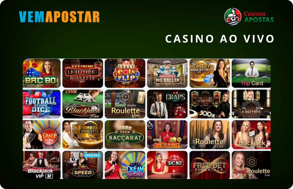 Casino ao vivo VemApostar