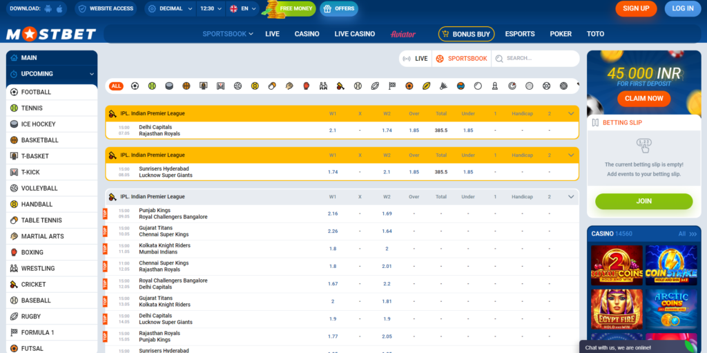 MostBet – Os melhores bónus em apostas desportivas e pagamentos rápidos