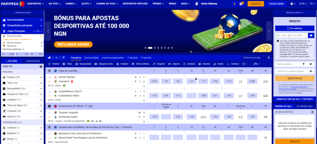 Paripesa – melhores odds