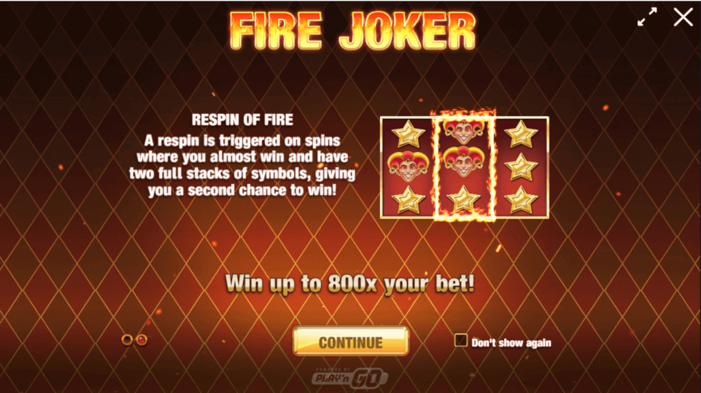 Funções adicionais e mecânicas no slot Fire Joker